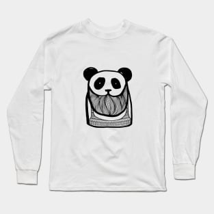 Bearded Panda Long Sleeve T-Shirt